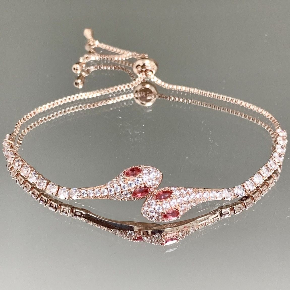 star-shaped cat eye stone bracelet image 8