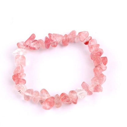 Close-up of natural gemstones in bracelet image 6