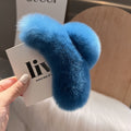 Blue Real Rex Rabbit Fur [Extra Large 15cm]
