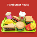 Burger 9-piece set, disassembles into 27 pieces [OPP bag packaging] (Pack of 2)