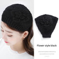 Black Yarn Flower