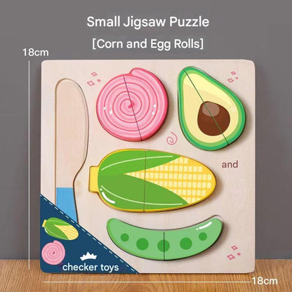 educational wooden puzzle for toddlers