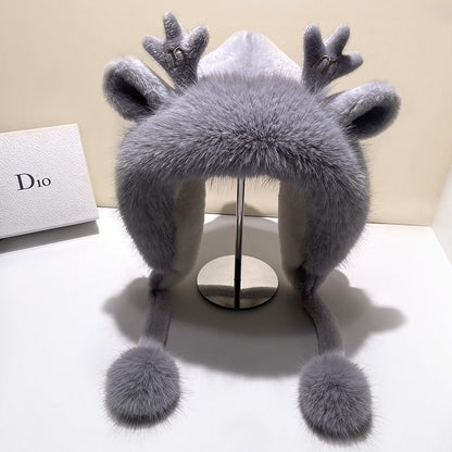 Cozy and cute plush hat for winter - image 10