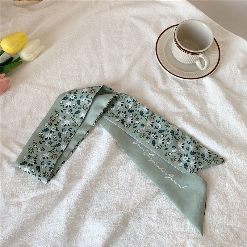 Geometric satin scarf perfect for gifts