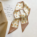 Brown Series Ribbon Scarf - 8