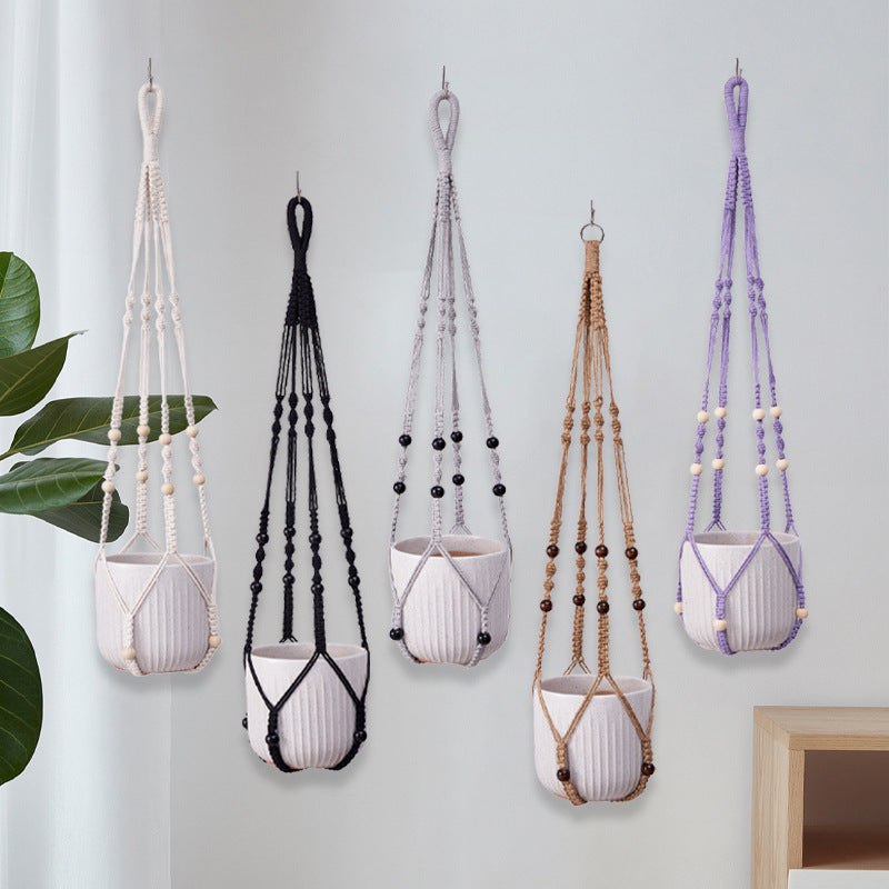 Indoor outdoor plant basket set image 3