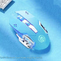 2.4G+Bluetooth dual-mode charging blue (Pack of 1)