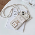 Straight Edge Imitation Liquid-Perfume Bottle Holder Wallet-Apricot