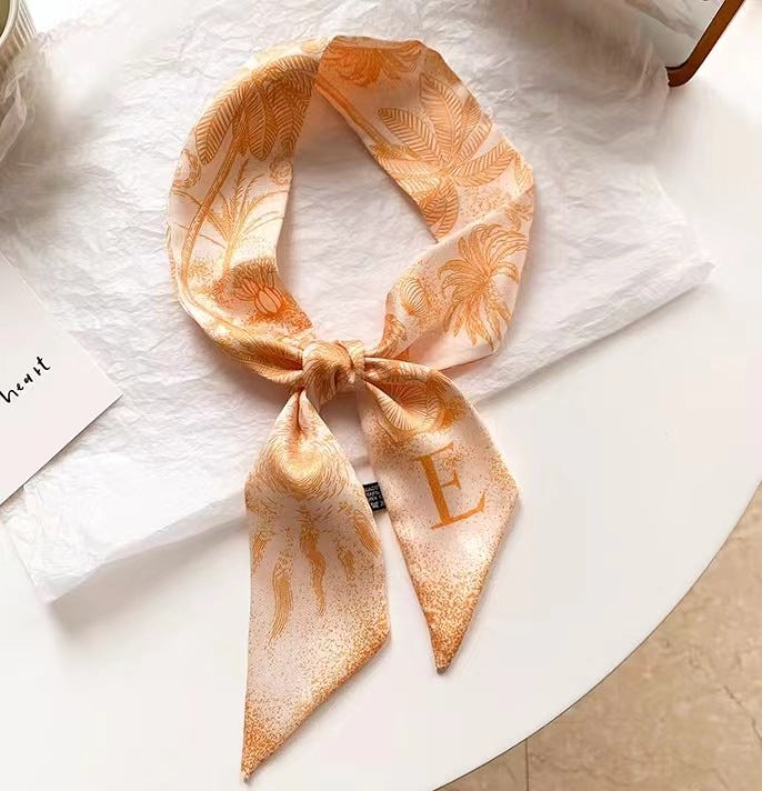 Geometric satin scarf perfect for gifts