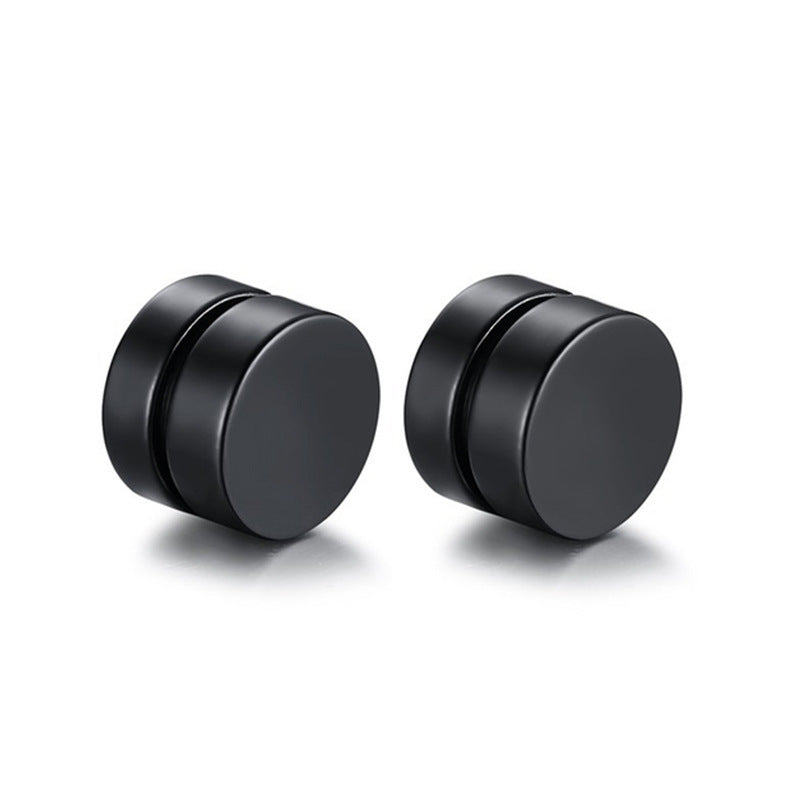 Titanium steel magnetic ear studs image 1