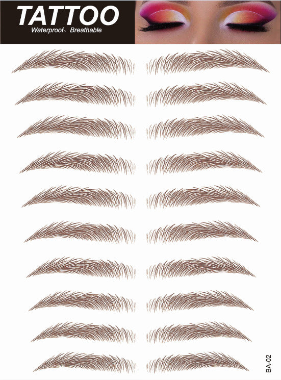 realistic eyebrow tattoos demonstration image 8