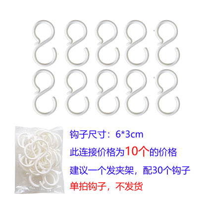 hair accessory organizer hooks image 8
