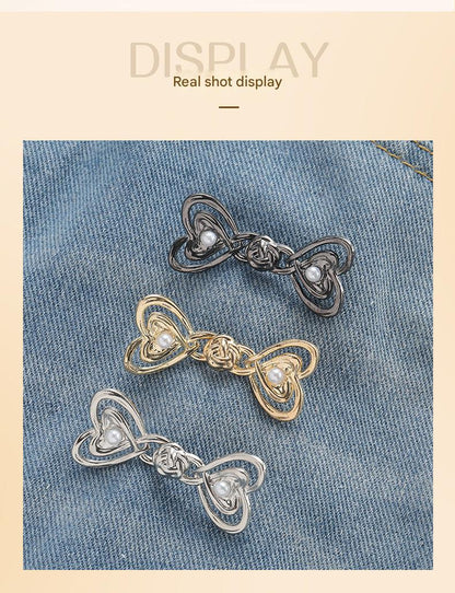 Durable metal waist button