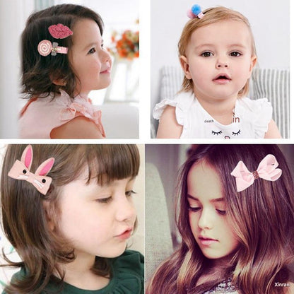 colorful hair clips for girls image 2