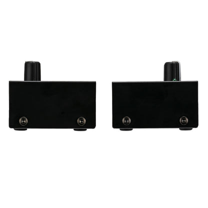 Close-up of headphone outputs
