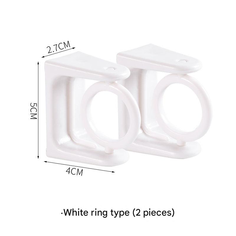 Stylish curtain rod in living room