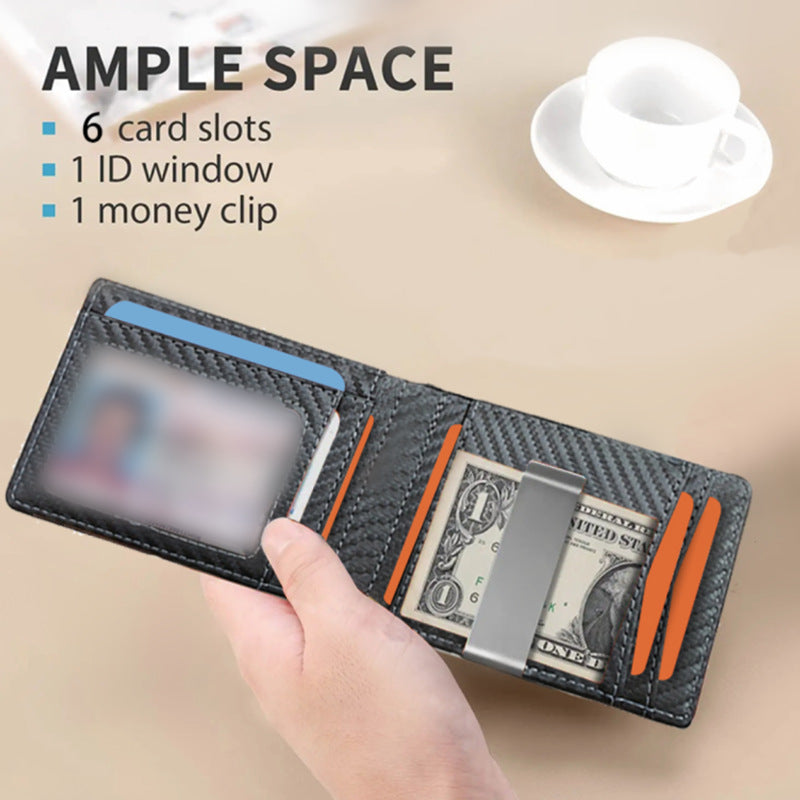 Slim carbon fiber wallet image 2