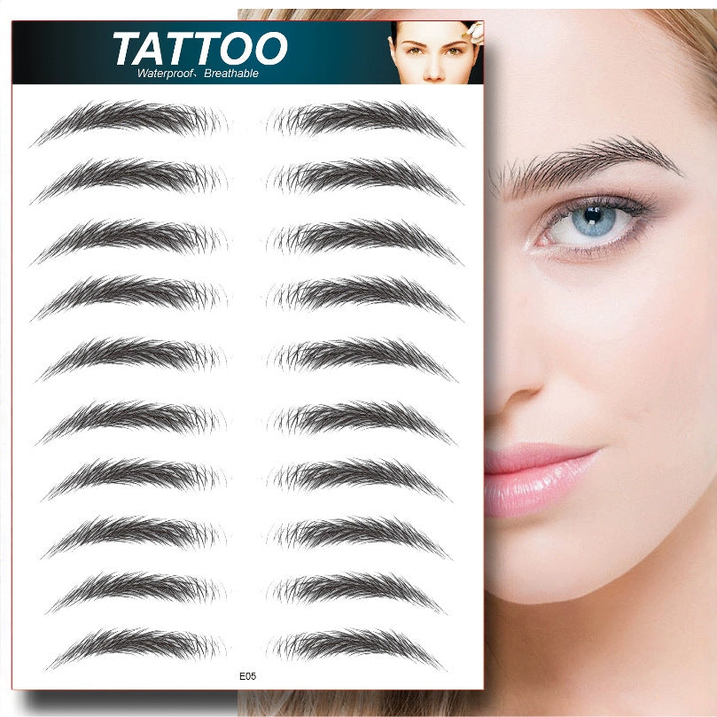 Waterproof Eyebrow Stickers - Image 2
