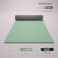Green 183*61cm Three-Piece Set [Yoga Mat + Strap + Mesh Bag] ☆ High-Quality TPE Material