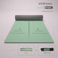 Green 183*61cm Three-Piece Set [Alignment Line Yoga Mat + Strap + Mesh Bag] ☆ High-Quality TPE Material