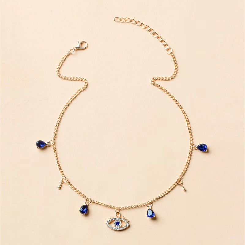 Gold-Plated Evil Eye Necklace Image 5