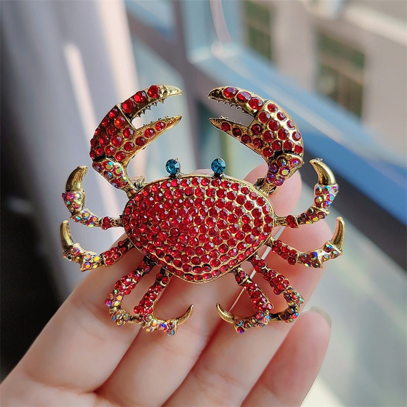 Stylish Alloy Crab Brooch 7