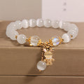 Cat's Eye Stone + Gold Rogue Rabbit c10-13