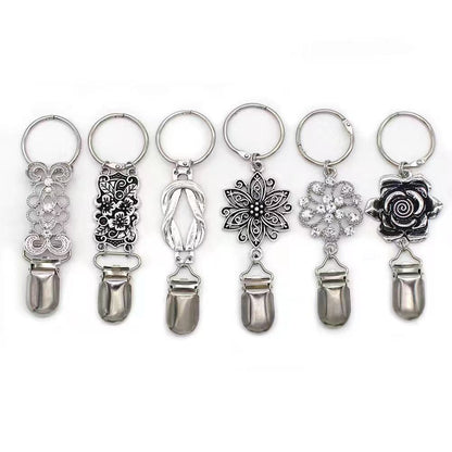 Durable alloy hat clip close up