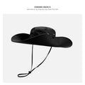 Large Size Mountaineering Hat Black