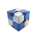 Riveted Infinite Magic Cube - Blue and Silver (Pack of 1)