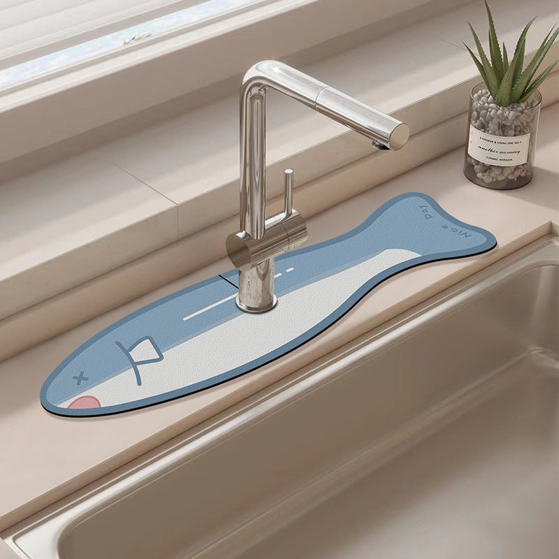 Silica Gel Water Tap Drain Mat Image 7