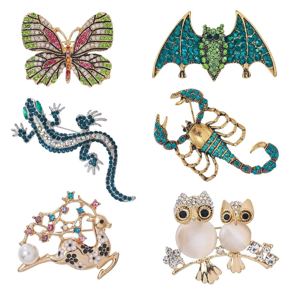 Fashionable butterfly brooch accessory