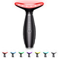KKS-836 Seven Color Light EMS Neck Massager Black