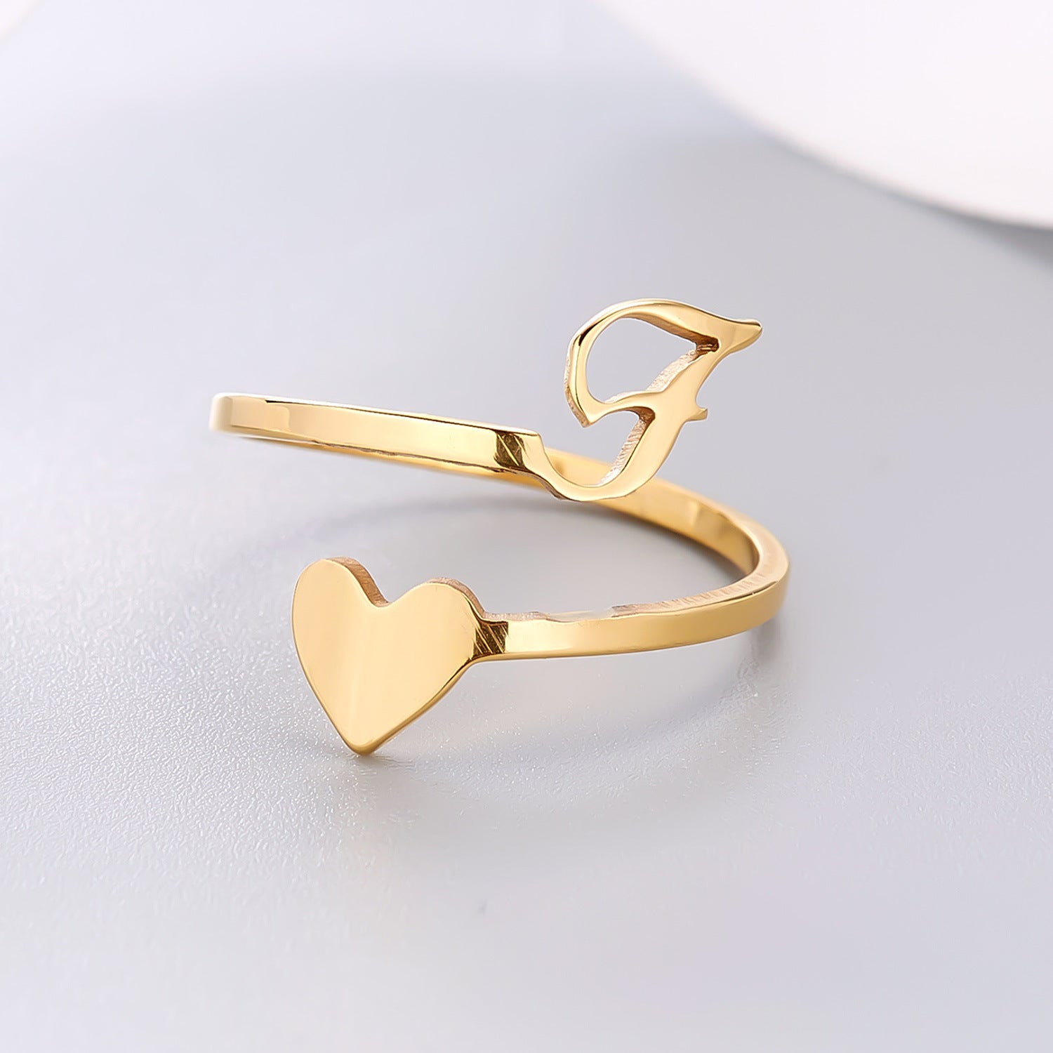 Durable stainless steel fashion jewelry ring