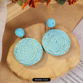 Style 10 (Blue Rattan Circles)