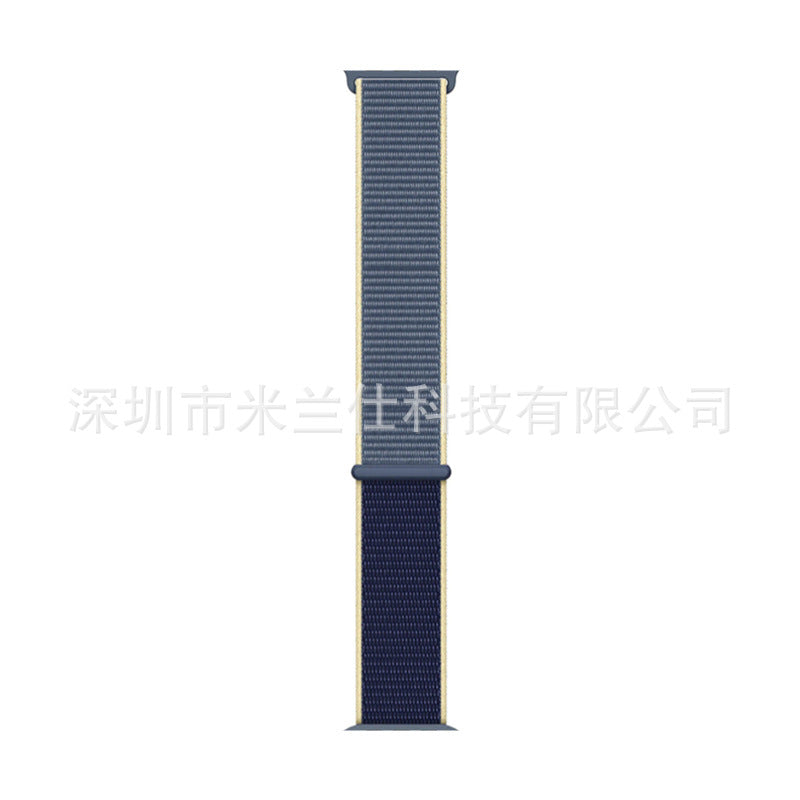 Nylon Sports Band for Apple Watch Series 1-9 & Ultra - Adjustable & Breathable with Velcro Closure