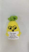 Round Pineapple with V-mouth and Glasses (Pack of 1)