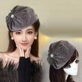 French Pearl Beret Silver