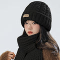 Hat + Scarf Black