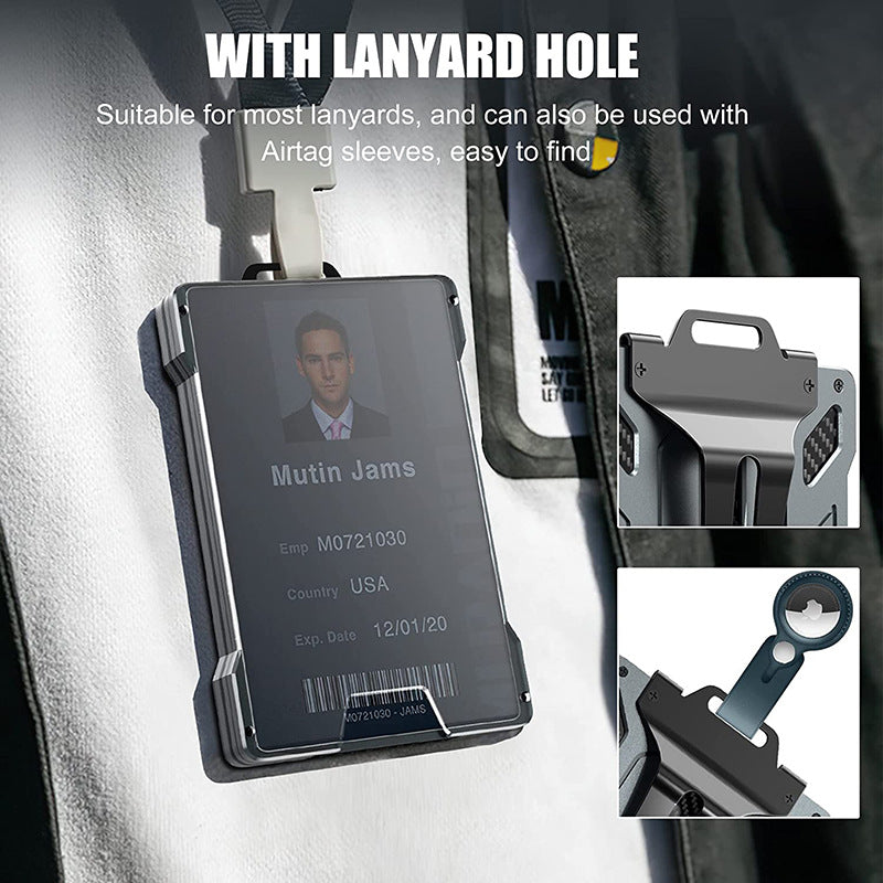 Transparent ID Holder Wallet Image 2