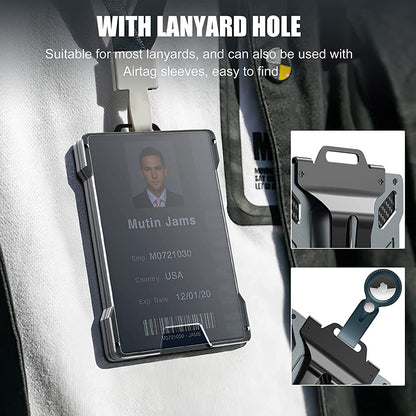 Transparent ID Holder Wallet Image 2