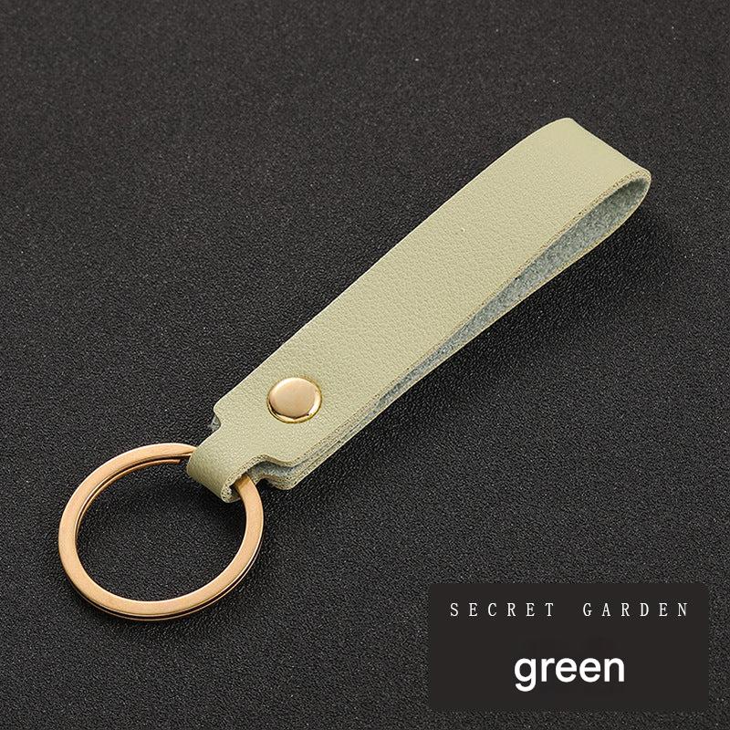 Fashionable keychain on a table