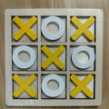 Yellow and White Tic-Tac-Toe (Pack of 1)