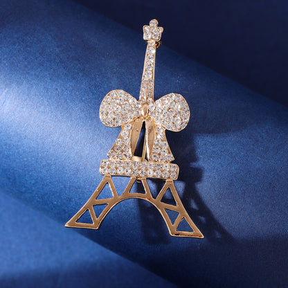 Eiffel Tower brooch elegant design