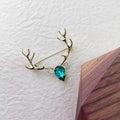 Emerald Gold Reindeer Antlers