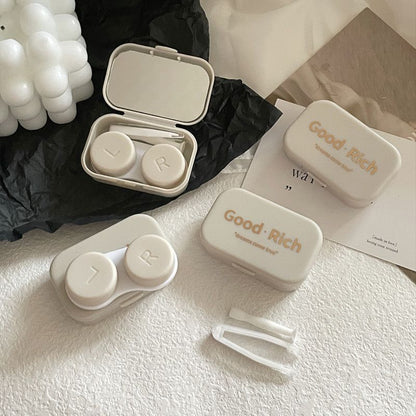 Compact lens storage solution for travel