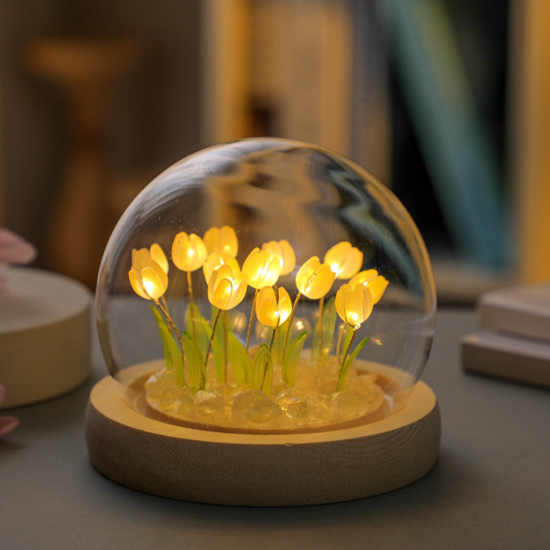 assembled tulip lamp image 2