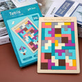 Set 2 New Version: Tetris Blocks in Color Box, 0.8cm Thick (Pack of 1)