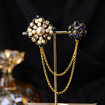 Vintage Baroque Rhinestone Necklace - Image 1