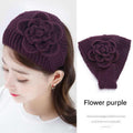 Purple Yarn Flower